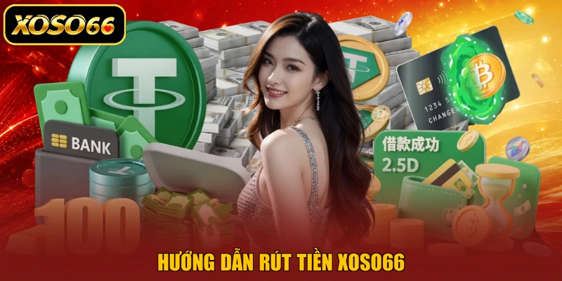 Hướng dẫn rút tiền XOSO66