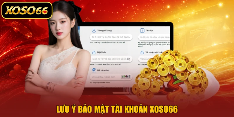 Lưu ý bảo mật tài khoản XOSO66
